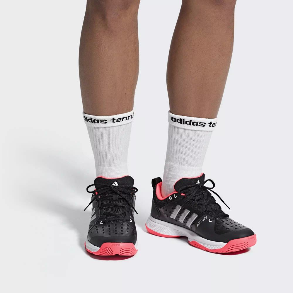 Adidas Barricade Classic Bounce Zapatillas De Tenis Negros Para Hombre (MX-57528)